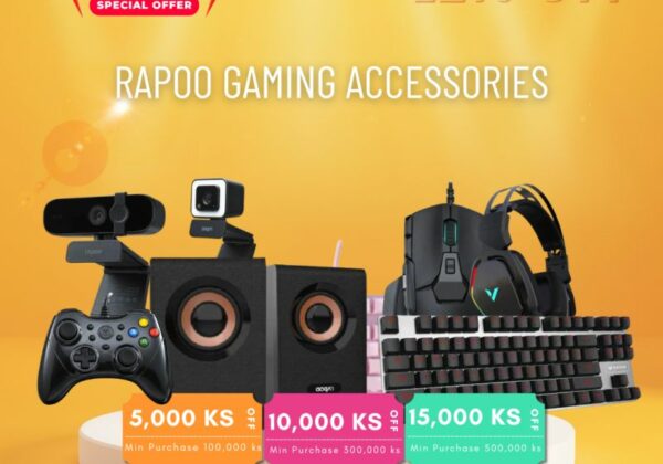 Rapoo Gaming Accessories 11.11 Promotion, Up to 12% Off Rapoo Gaming Accessories 11.11 Promotion, Up to 12% Off